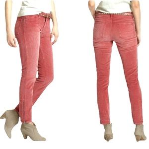 Anthropologie Polcro STET Skinny Cords ZIPAnkle 28